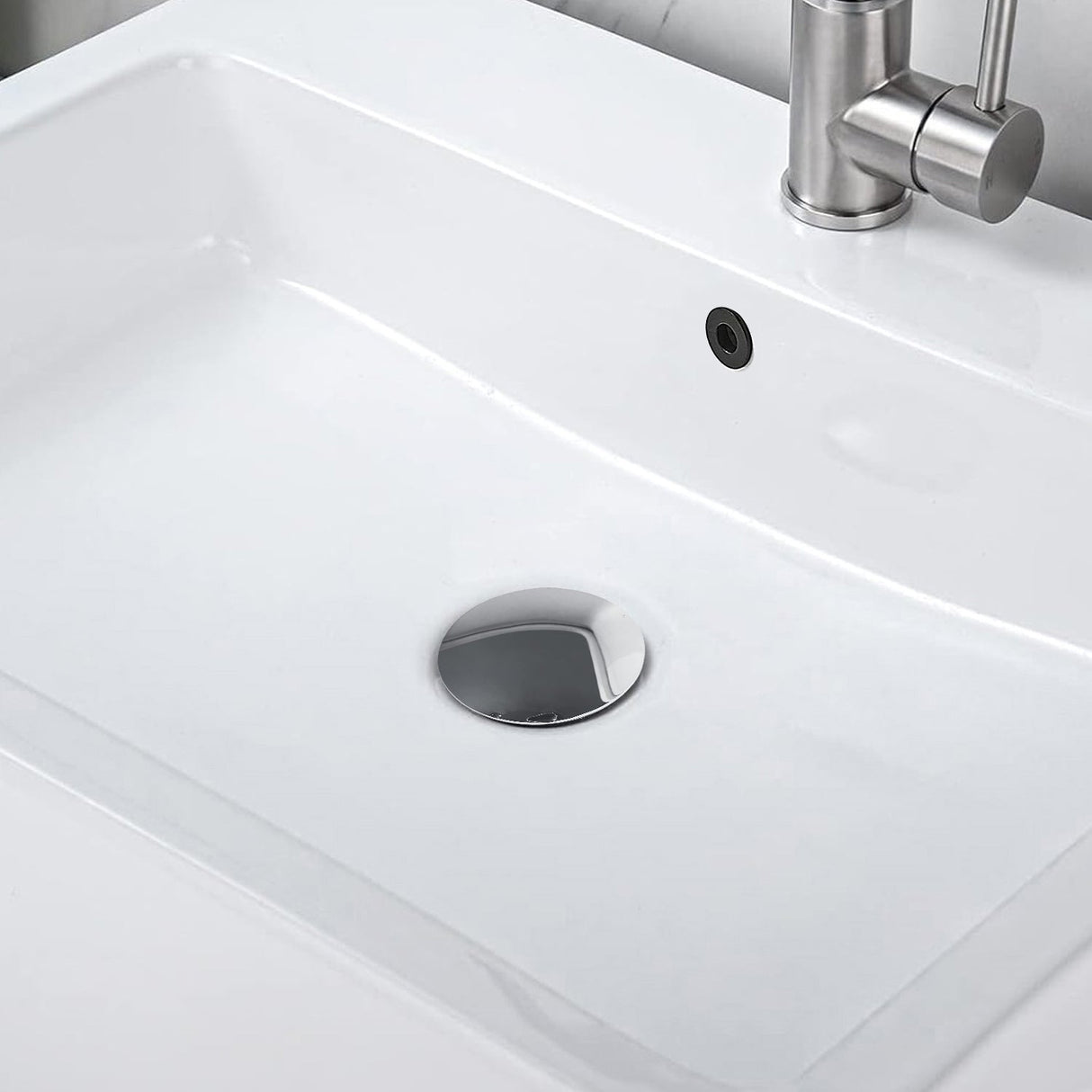 Bathroom Sink Drain with Overflow