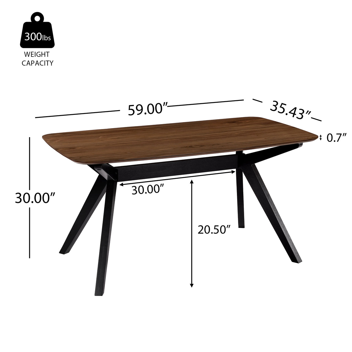 5-Pieces Upholstered Dining Set With Rubberwood Frame