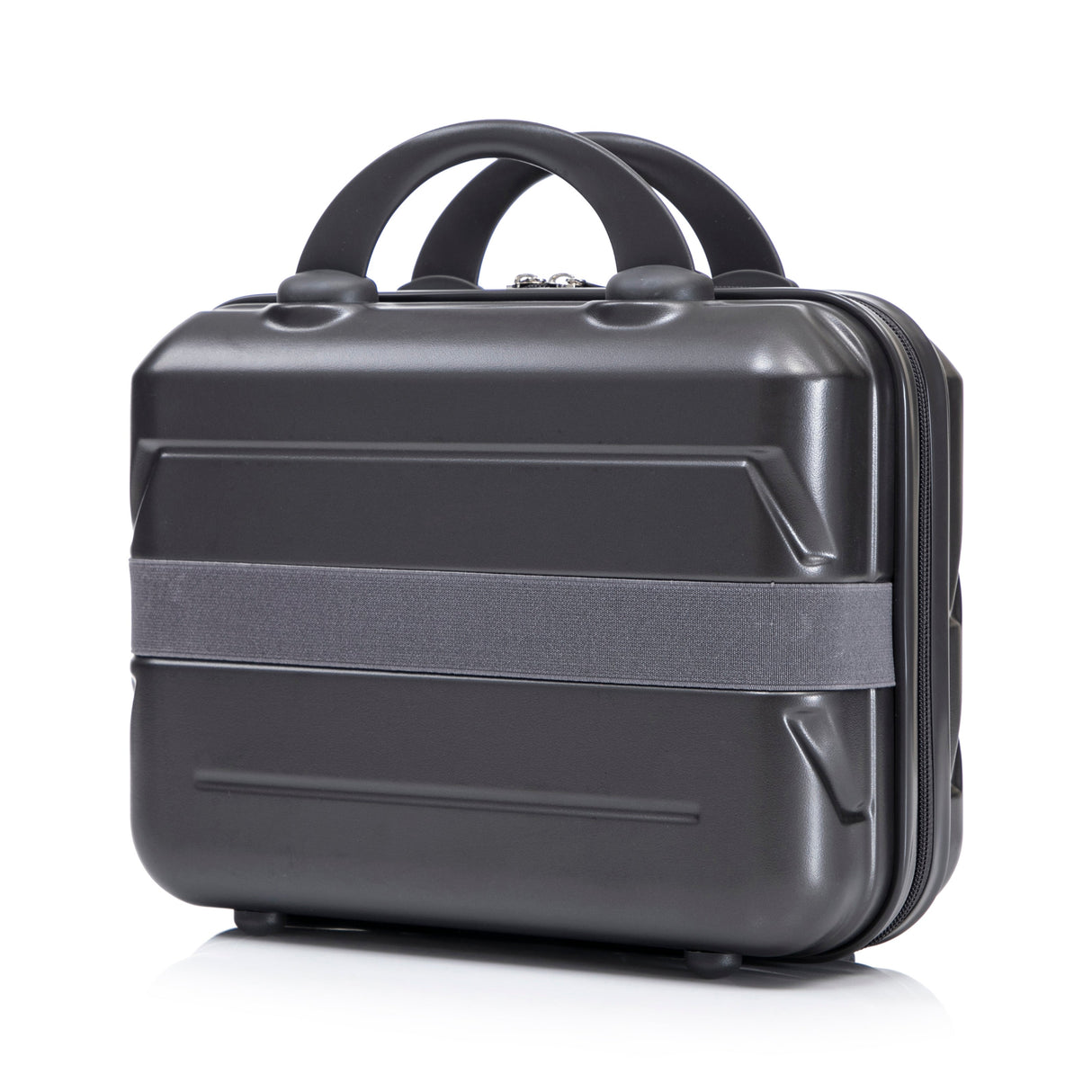 14"/20" 2 Pcs/Set ABS Spinner Wheel Luggage, Dark Gray