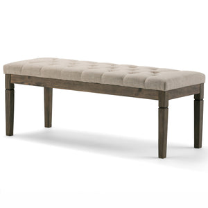 Waverly Tufted Ottoman Bench - Natural