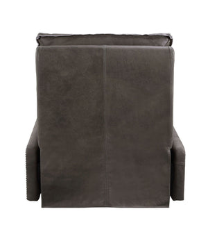 Metier - Power Motion Recliner - Gray / Aluminum