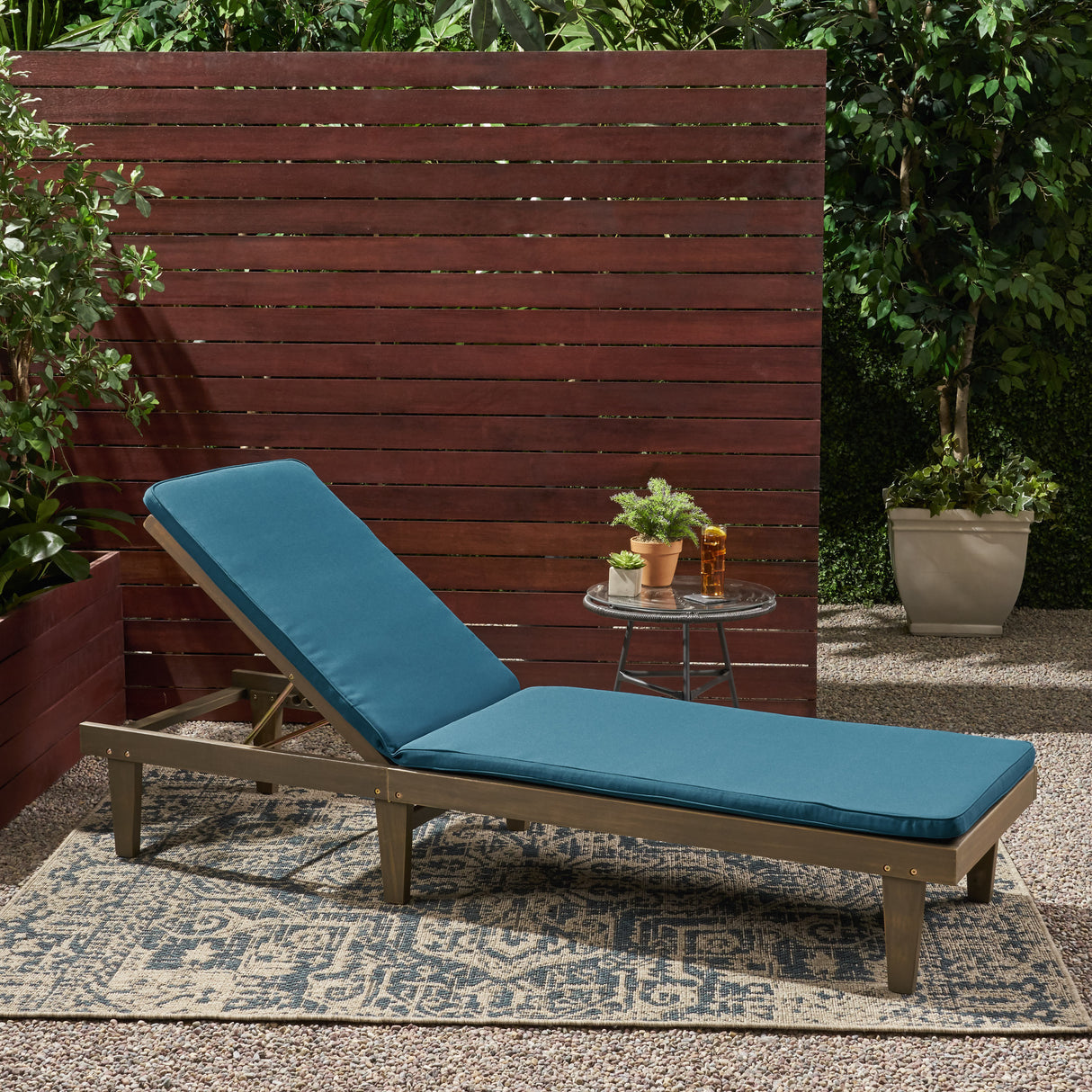 Naidine outdoor chaise lounge