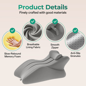 Ergonomic Memory Foam Support Pillow for Couples