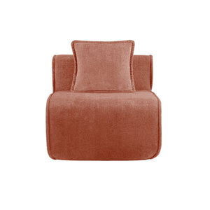 Armless Sofa Velvet
