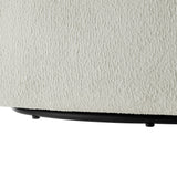 Sutton Light Grey Performance Fabric Swivel Barrel Chair