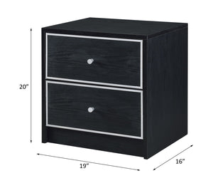 Jabir - Accent Table - Black & Silver