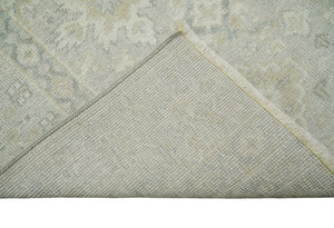 2x3 Hand Knotted Beige and Gray Traditional Persian Wool Rug