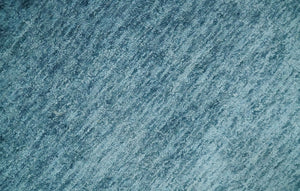 2x3 Hand Woven Modern Solid Blue Wool Rug