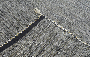 Hand Woven Gray Modern Style Wool Area Rug