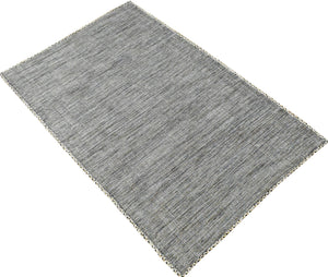 Hand Woven Gray Modern Style Wool Area Rug