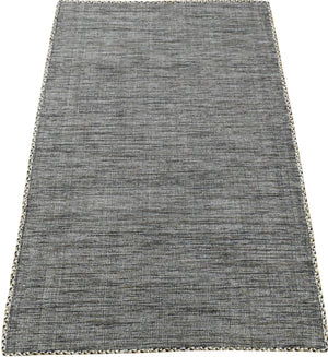 Hand Woven Gray Modern Style Wool Area Rug