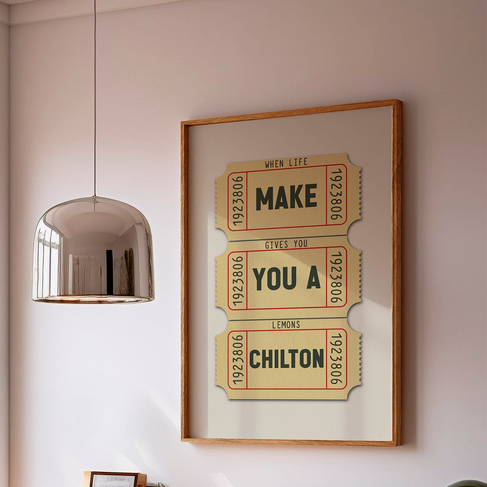 Make You A Chilton Lubbock Texas Cocktail Art Print