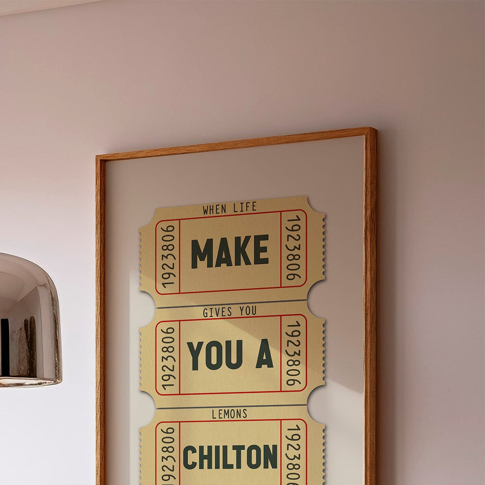 Make You A Chilton Lubbock Texas Cocktail Art Print