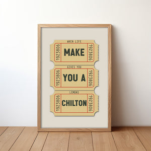 Make You A Chilton Lubbock Texas Cocktail Art Print
