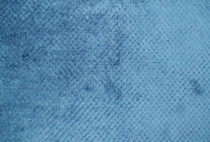 2x4 Modern Geometrical Hand Made Blue Art silk Area Rug