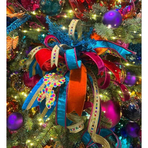 3" Disco Daisies Ribbon: Multi (10 Yards)