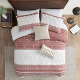 3 Piece Cotton Duvet Cover Set with Chenille Tufting - King/Cal King : 106W x 94L - Tuesday Morning - Comforters & Duvets