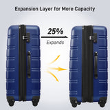 3 Piece Luggage Set Hardside Spinner Suitcase with TSA Lock 20" 24" 28" Available - Tuesday Morning - Luggage