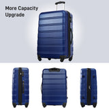 3 Piece Luggage Set Hardside Spinner Suitcase with TSA Lock 20" 24" 28" Available - Tuesday Morning - Luggage