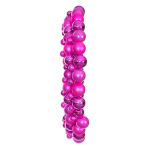 30" Hot Pink Ball Wreath