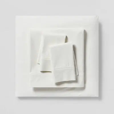 300 Thread Count Solid Organic Sheet Set - Threshold