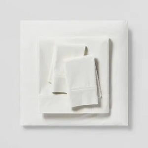300 Thread Count Solid Organic Sheet Set - Threshold