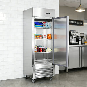 27" Commercial Refrigerator with Solid Door