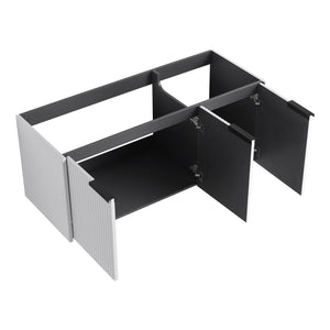 Contemporary Wall Mounted Bathroom Vanity With Soft Close Doors