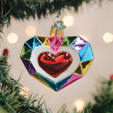Faceted Heart Ornament by Old World Christmas