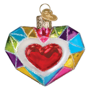 Faceted Heart Ornament by Old World Christmas