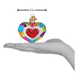 Faceted Heart Ornament by Old World Christmas