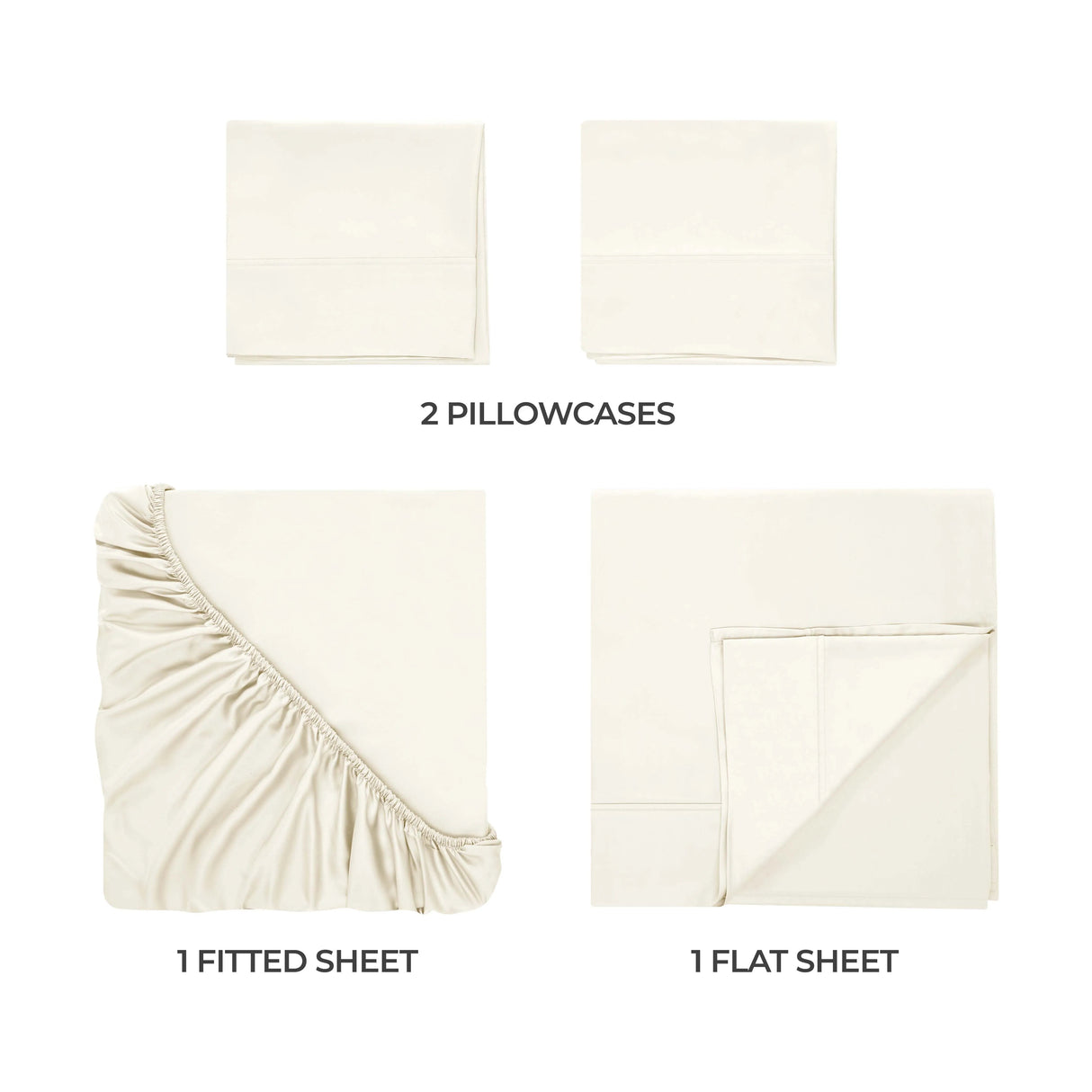 Egyptian Cotton 300 Thread Count Solid Deep Pocket Bed Sheet Set - Egyptian Cotton Sheet Set by Superior Brand