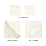 Egyptian Cotton 300 Thread Count Solid Deep Pocket Bed Sheet Set - Egyptian Cotton Sheet Set by Superior Brand
