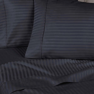 Egyptian Cotton 300 Thread Count Striped Deep Pocket Sheet Set - Egyptian Cotton Sheet Set by Superior Brand