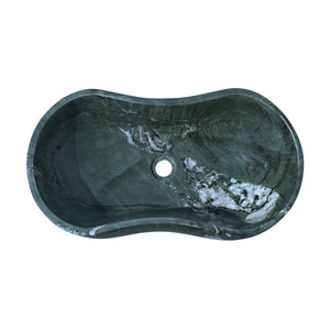 Bathroom Vessel Sink With Wavy Design