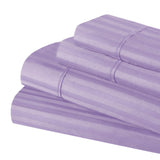 Egyptian Cotton 300 Thread Count Striped Deep Pocket Sheet Set - Egyptian Cotton Sheet Set by Superior Brand
