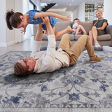NAAR MARFI Collection Oriental Non-Shedding and Stain Resistant Area Rug
