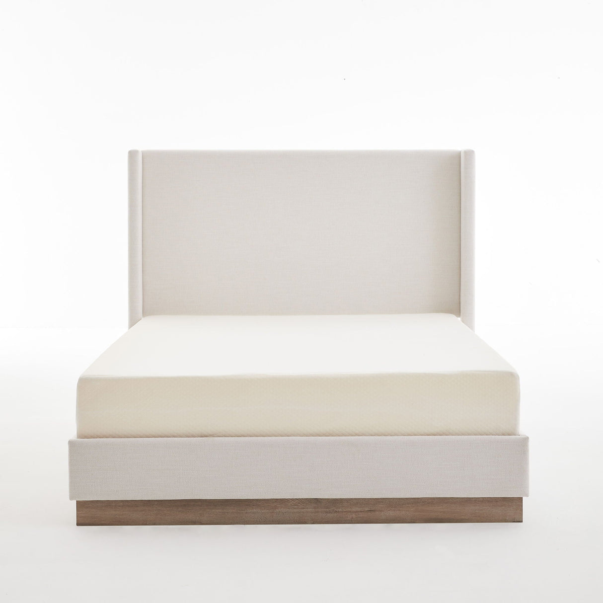 Hosford - Minimalist Upholstered Wingback Bed