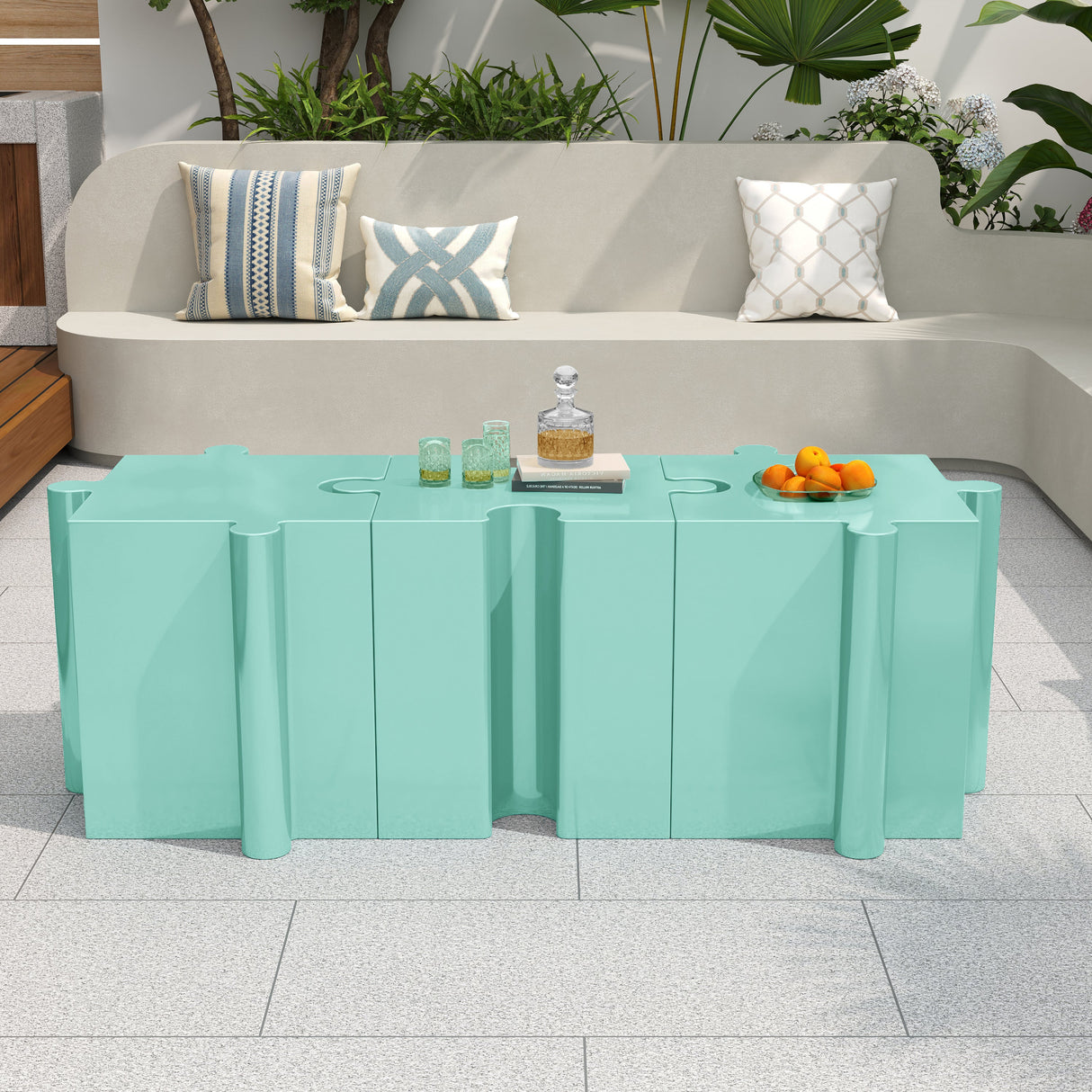 Puzzle Art Side Table
