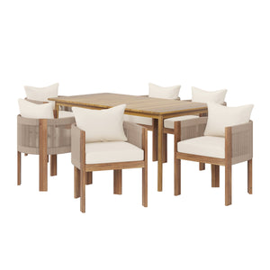 Matera Outdoor Patio 7PCS Dining Set
