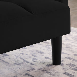 Velvet Futon Couch Convertible Folding Sofa Bed