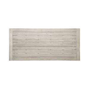 Equilibrium - Outdoor Dining Table With Wooden Frame And Slat Top