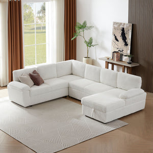 Oversized Modular Storage Sectional Sofa Couch