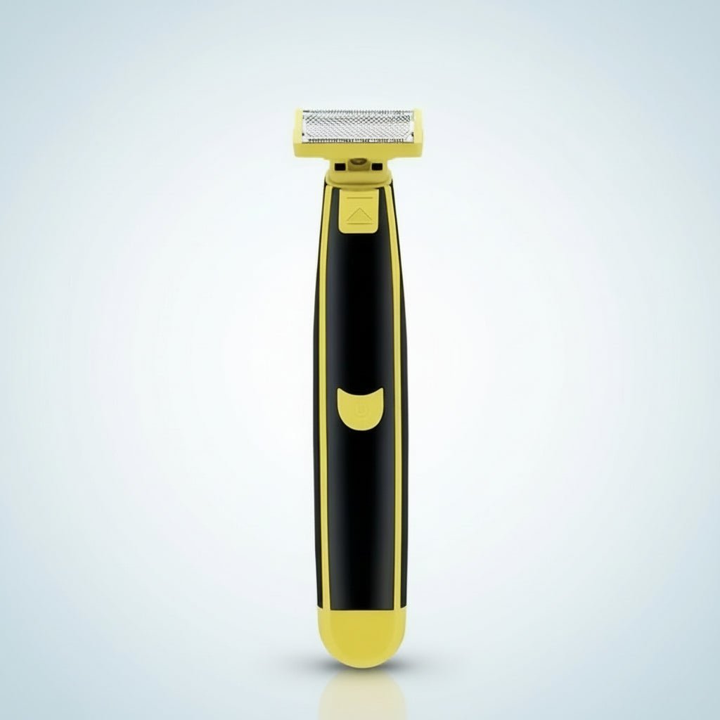 Electric Body Groomer Rechargeable Wet Dry Shaver with Guide Combs