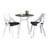 Clara Charlotte - 3 Piece Round Dinette Set Vintage With Rounded