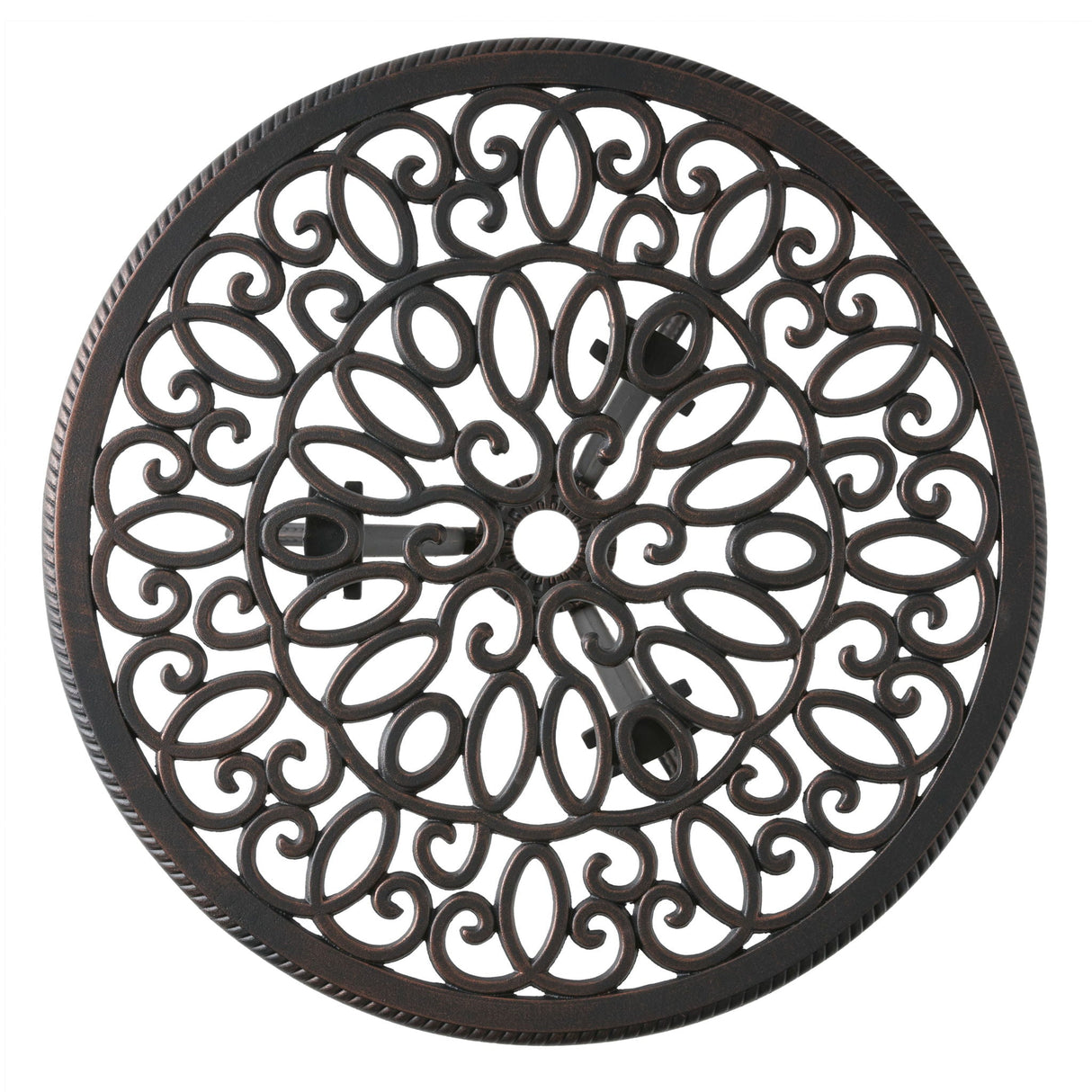 Charleston 3 Pieces Cast Bistro Set - Copper