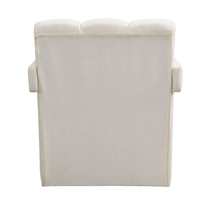 Modern Minimalist Leisure Armchair With L Shaped Armrests