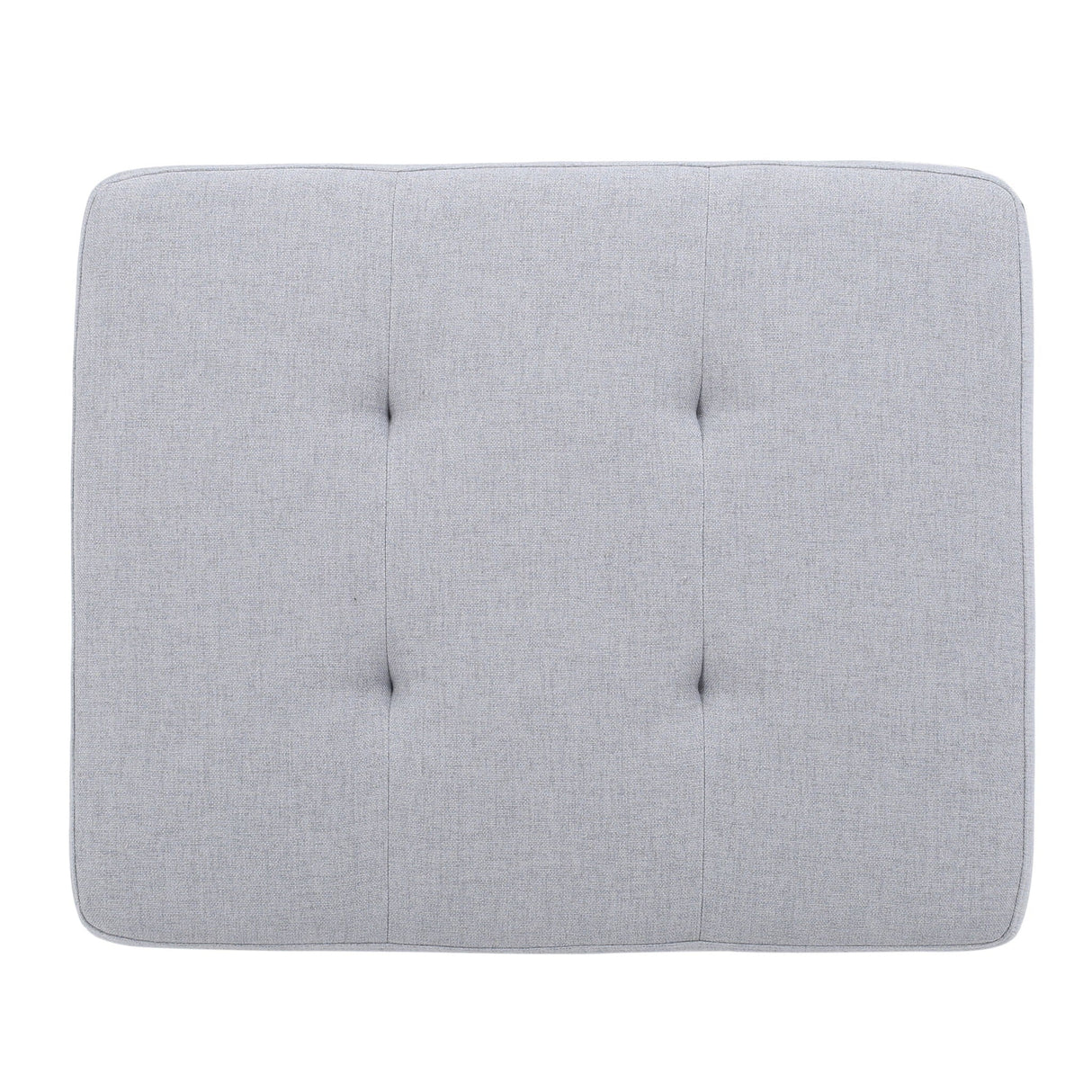 Storage Ottoman With Birch Wood Legs And Cushioned Top For Comfort