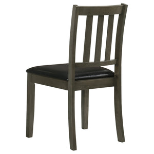 Rowland Charcoal 5-piece Dining Set