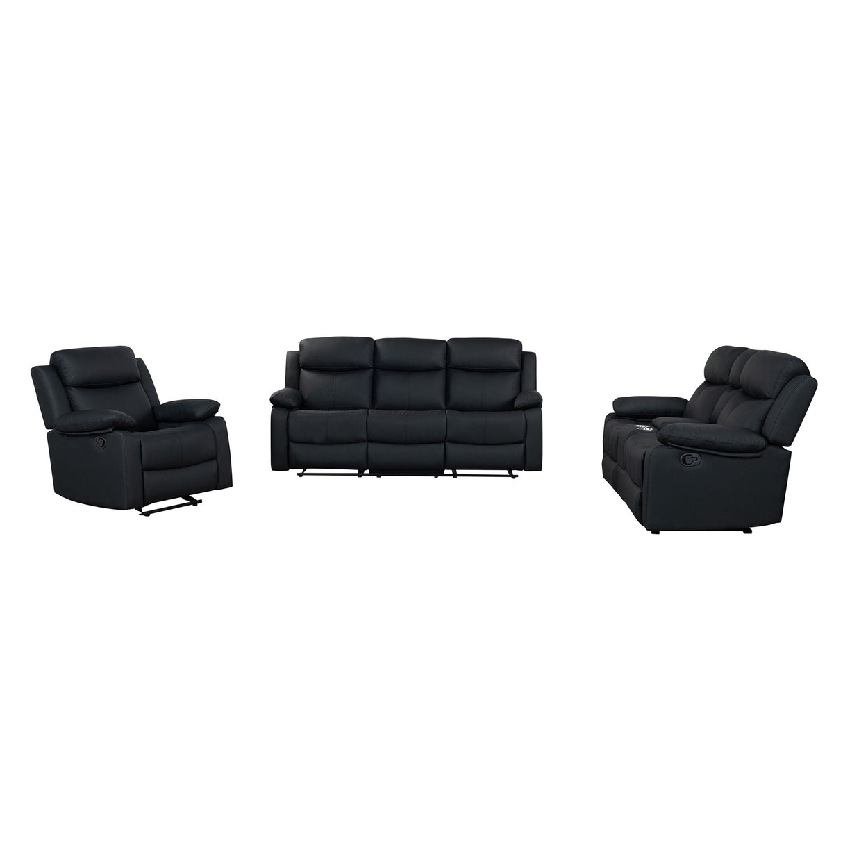 Blanche - Reclining Sofa With LED Lights